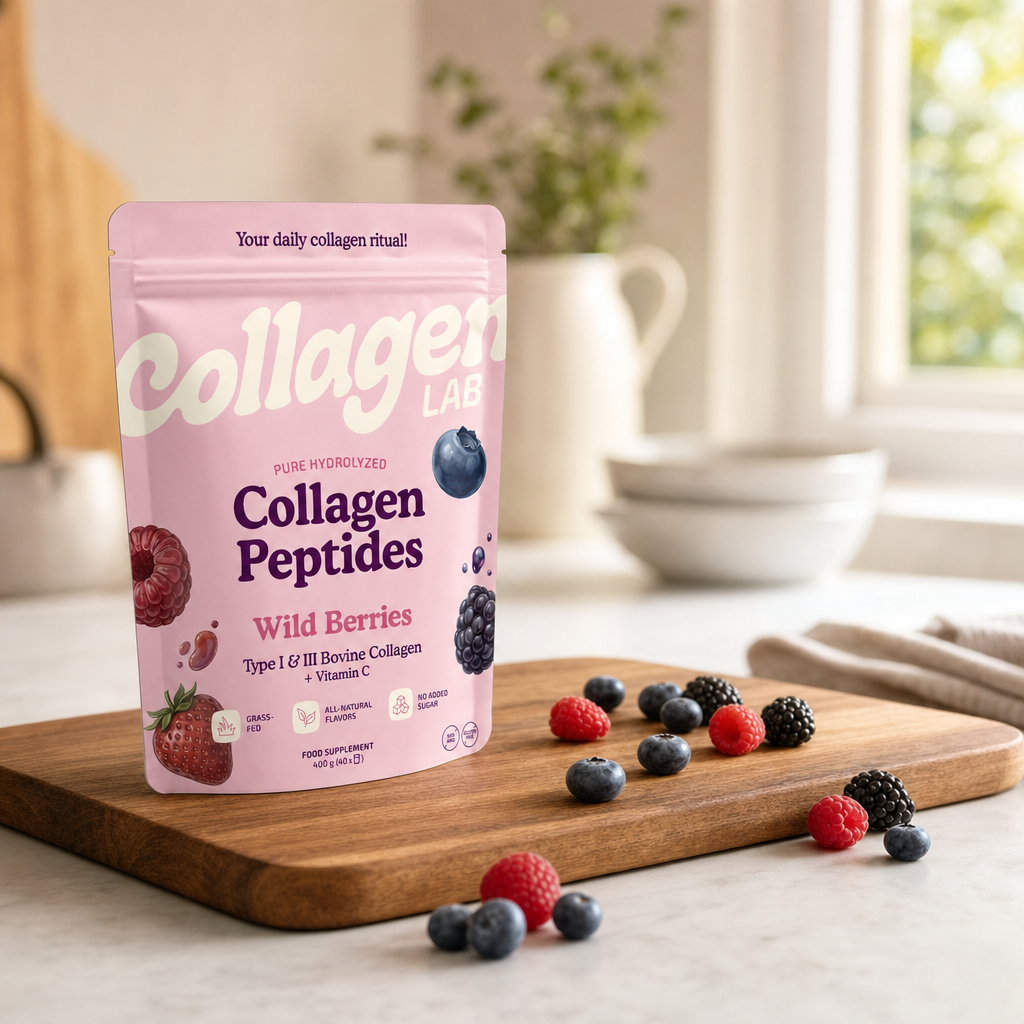 How does the body break down and use collagen peptides?