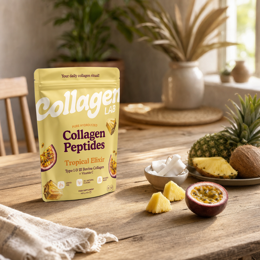 Which foods support normal collagen formation?