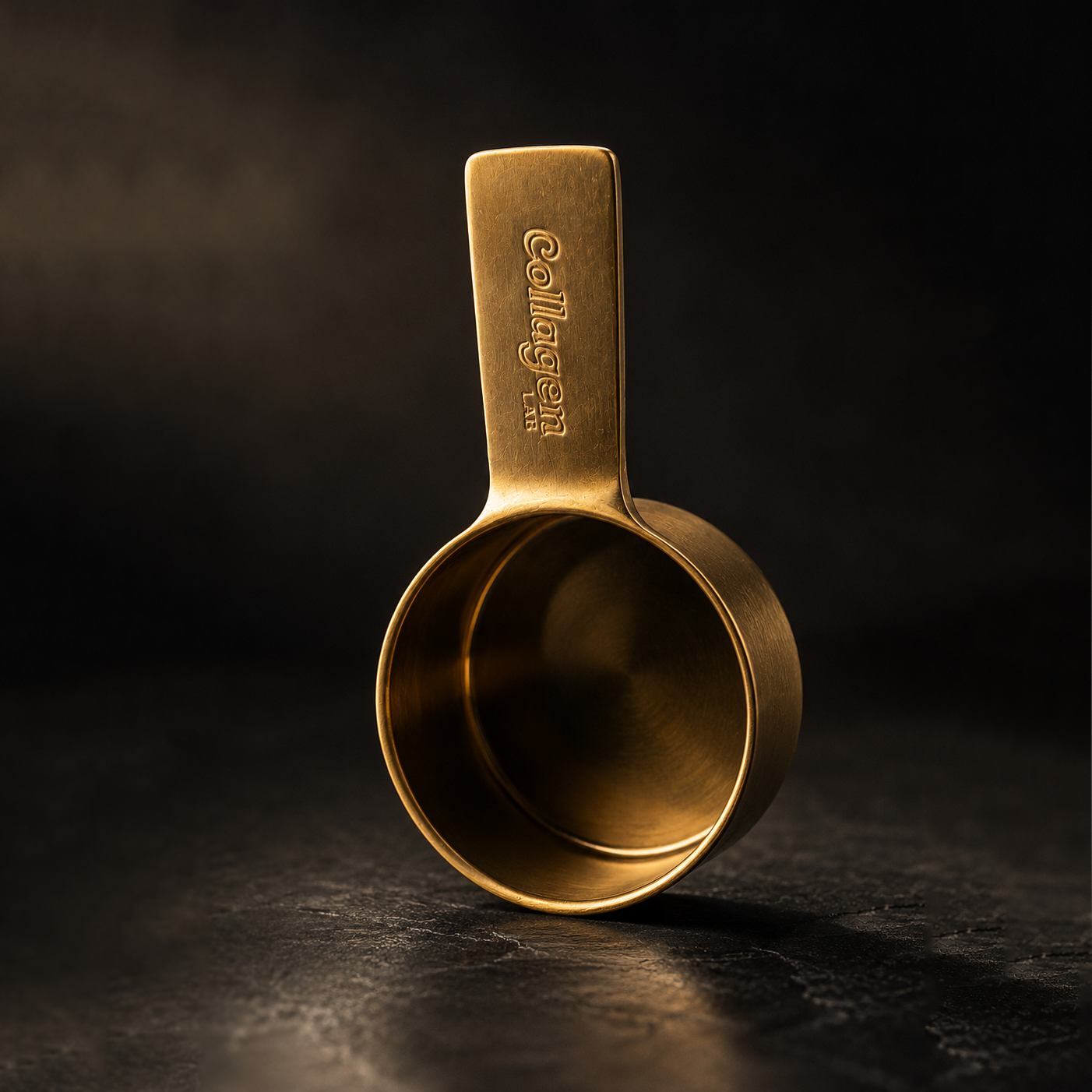 Signature Metal Scoop Collagen LAB  — Precision Dosing Spoon